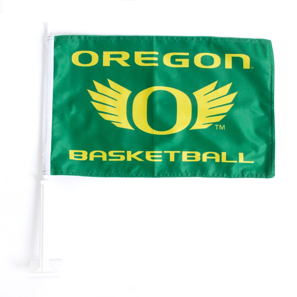 O Wings, Sewing Concepts, Green, Flags, Home & Auto, 11"x16", Basketball, Car Flag, Pole, 707466